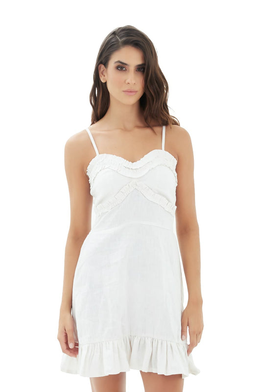 Ivory Viaje Nocturno Mini Dress for woman