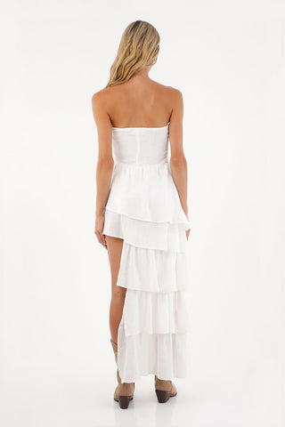 Ivory Brooke Long Dress