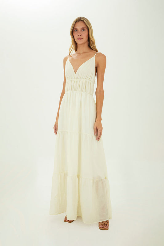 Ivory Mirage Long dress