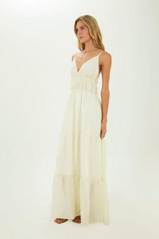 Ivory Mirage Long dress