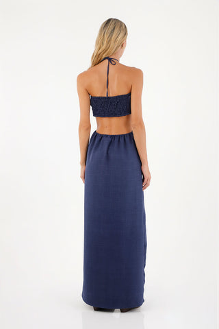Dark Blue Joan Long Dress