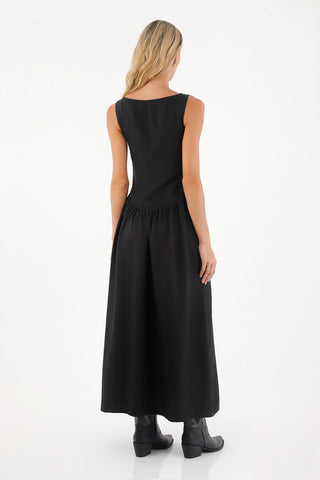 Black Luna Long Dress