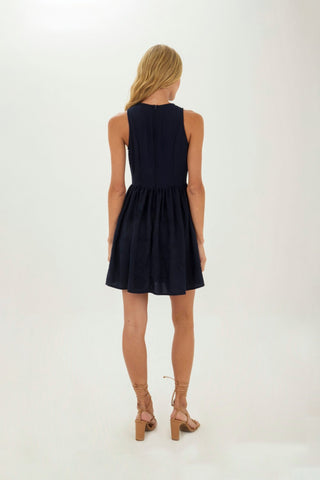 Blue Solene Short Dress
