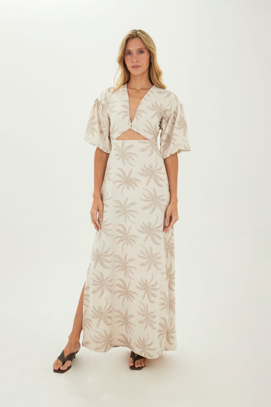 Beige Celeste Long dress