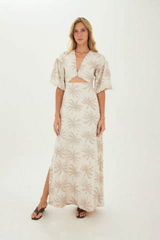 Beige Celeste Long dress