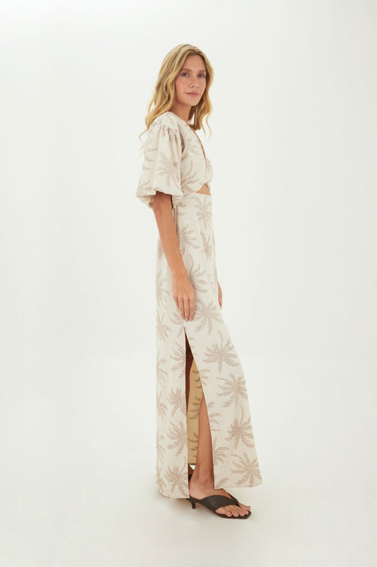 Beige Celeste Long dress