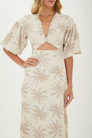 Beige Celeste Long dress