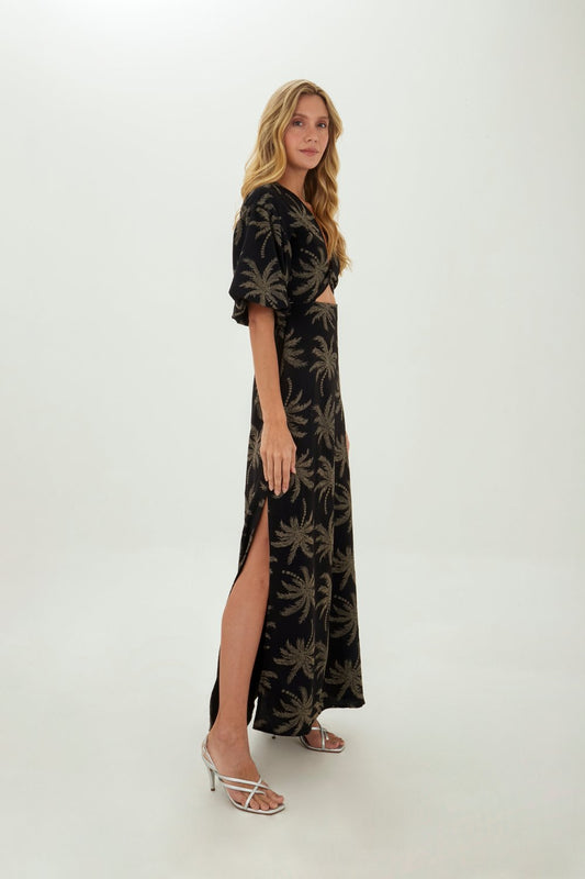 Black Celeste Long dress