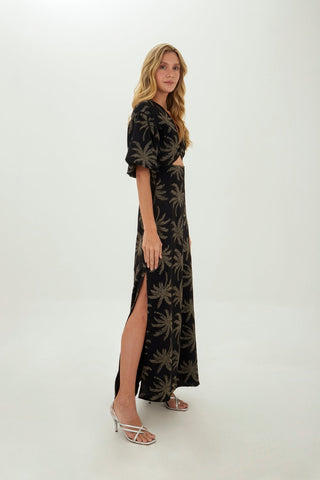 Black Celeste Long dress