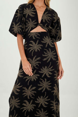 Black Celeste Long dress