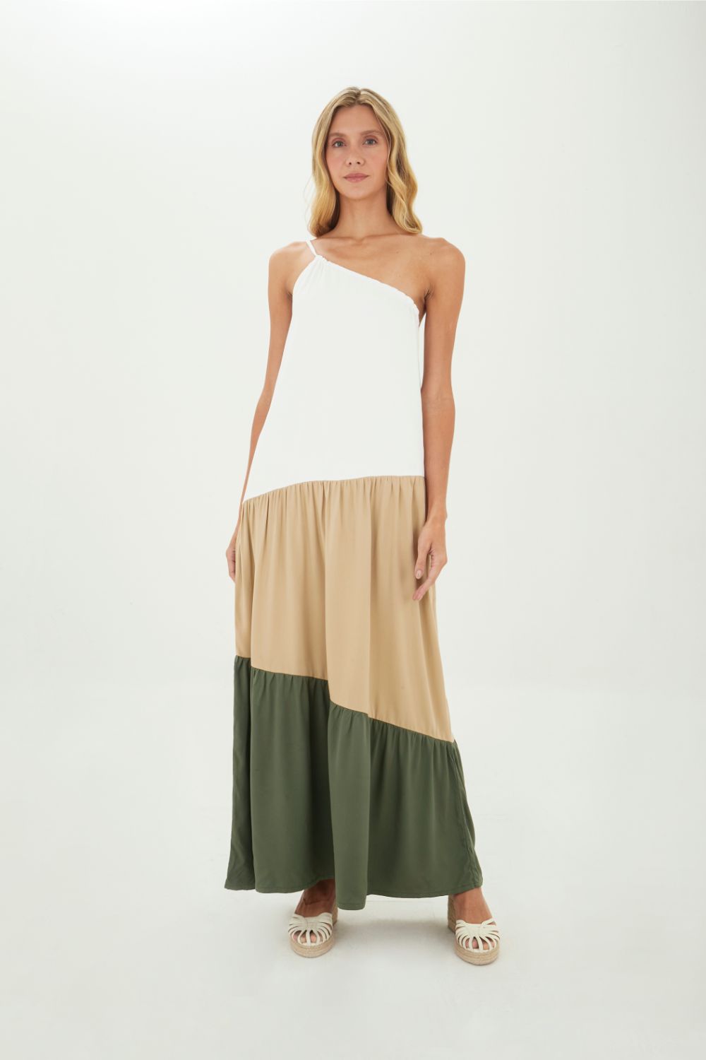 Multicolor Clara long dress