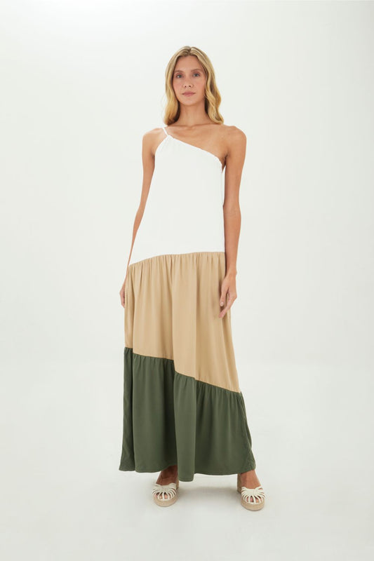 Multicolor Clara long dress