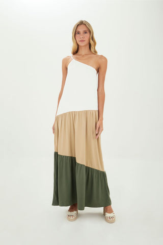 Multicolor Clara long dress