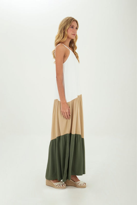 Multicolor Clara long dress