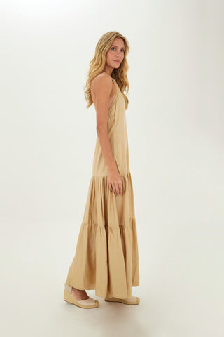 Beige Luzia Long Dress