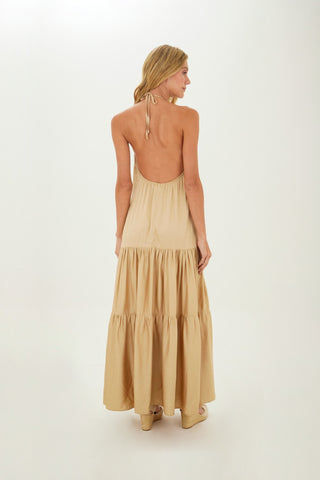 Beige Luzia Long Dress