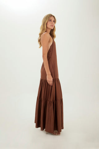 Brown Luzia Long Dress
