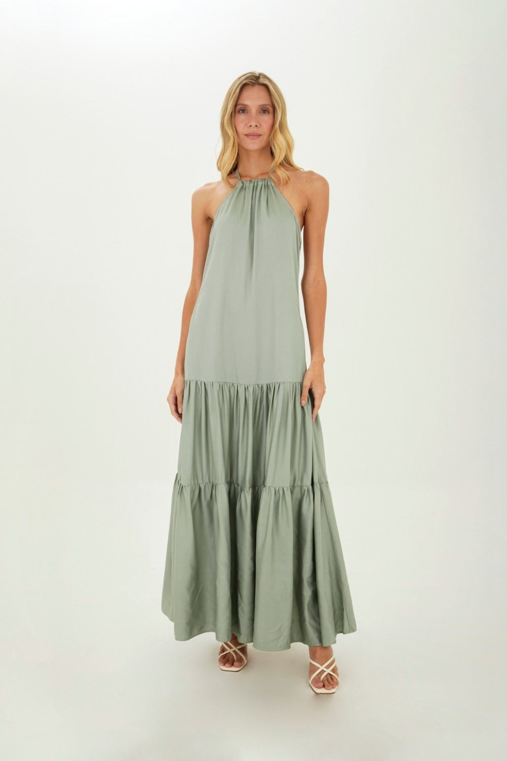 Green Luzia Long Dress
