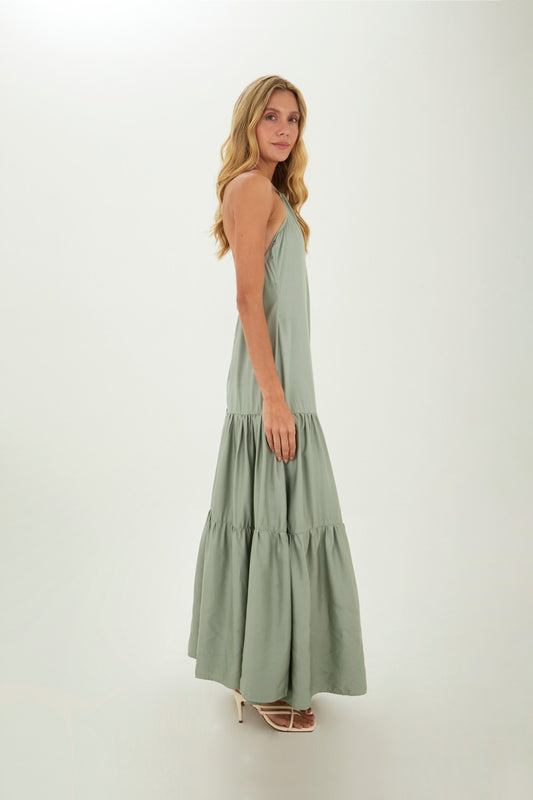 Green Luzia Long Dress