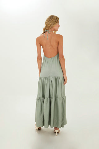 Green Luzia Long Dress
