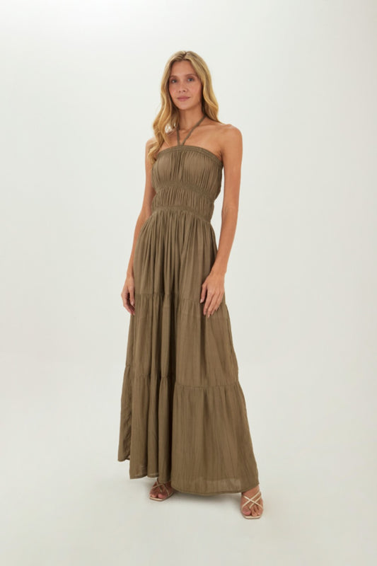 Green Nayade Long Dress