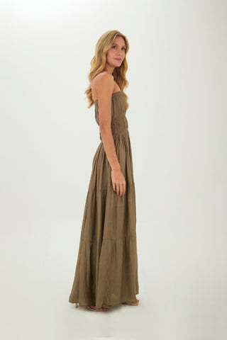 Green Nayade Long Dress