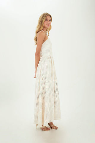 Beige Regine Long dress