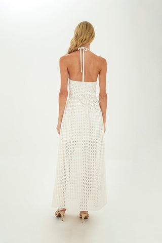 Beige Regine Long dress