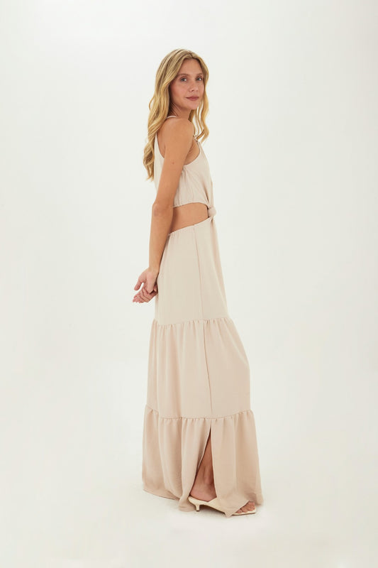 Beige Sophie long dress