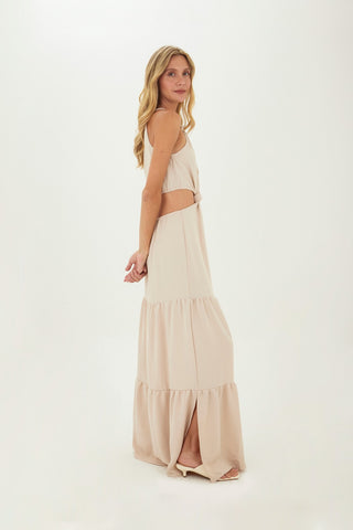 Beige Sophie long dress