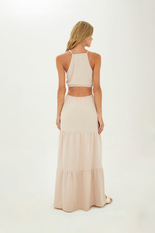 Beige Sophie long dress