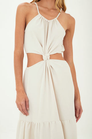 Ivory Sophie long dress