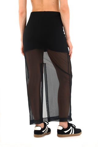 Black Bey Long Skirt