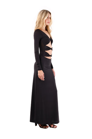 Black Mistica Long Dress