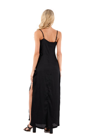 Black Rosae Long Dress