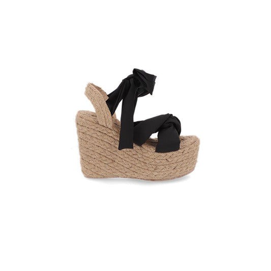 Black Suki Platforms Espadrille for woman