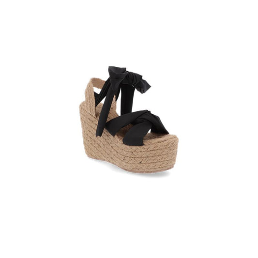Black Suki Platforms Espadrille for woman