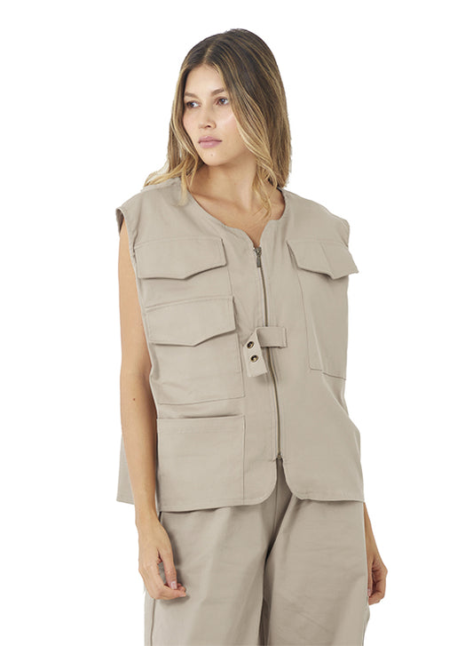 Khaki Utah Vest for woman
