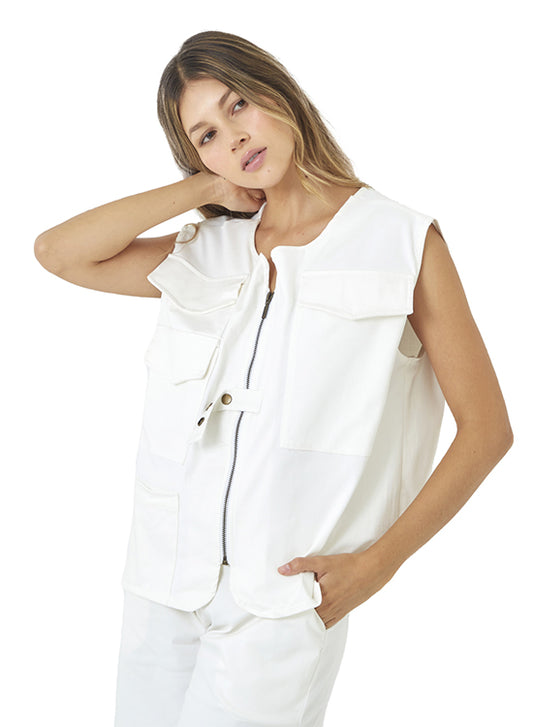 Ivory Utah Vest for woman