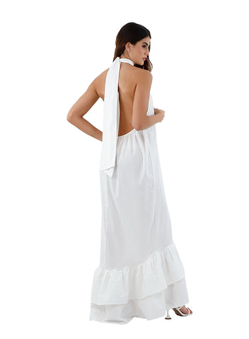 Ivory Brett Long dress for woman