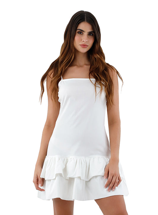 Ivory Paulette Short dress for woman
