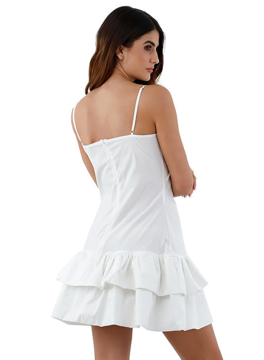 Ivory Paulette Short dress for woman