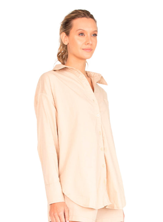 Khaki Boyfriend Haven Shirt for woman