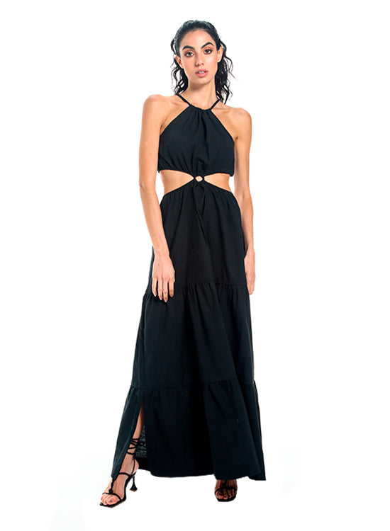 Black Dalia Long dress for woman