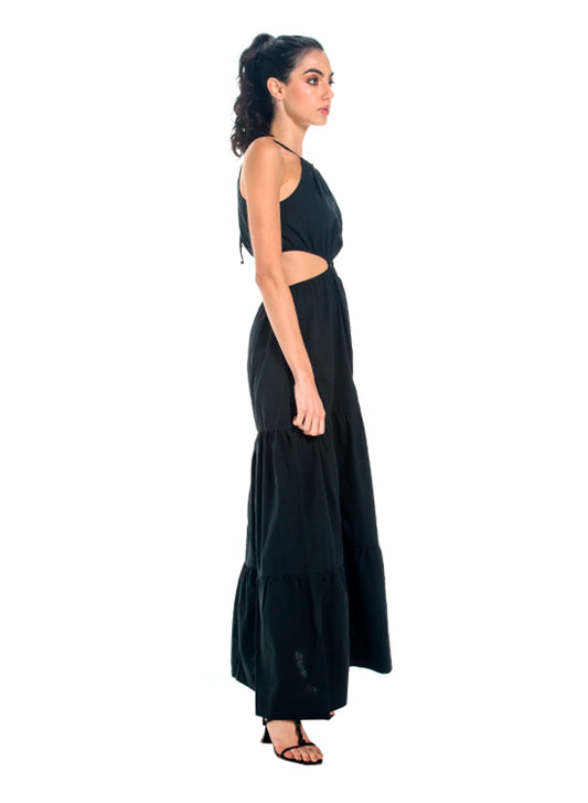 Black Dalia Long dress for woman