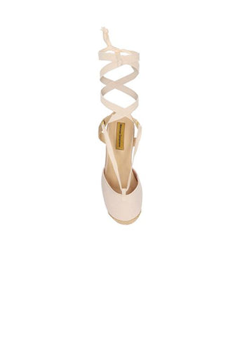 Beige Platforms Espadrille for Woman