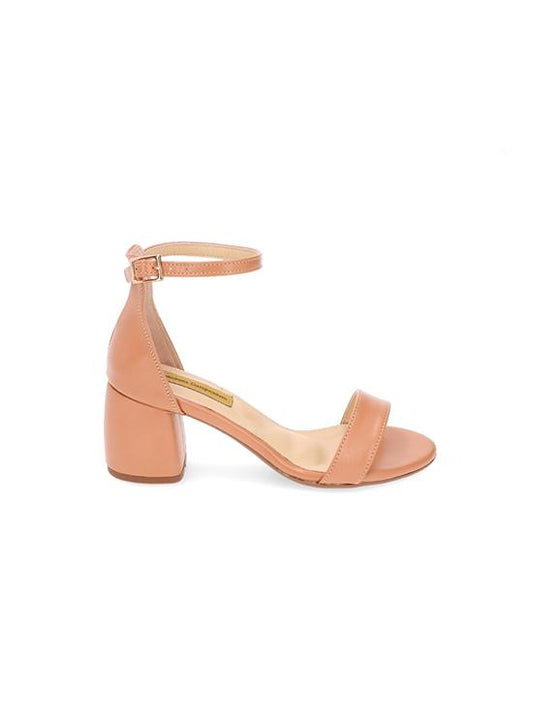 Nude Chin High Heels Sandals for Woman