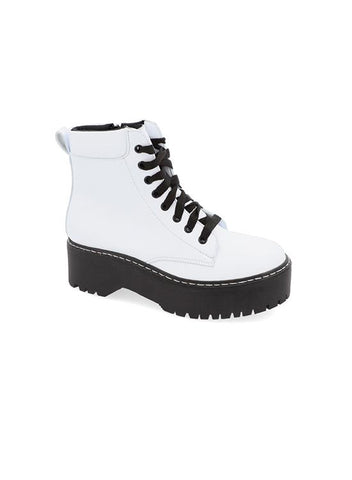 White Maddox Booties for Woman