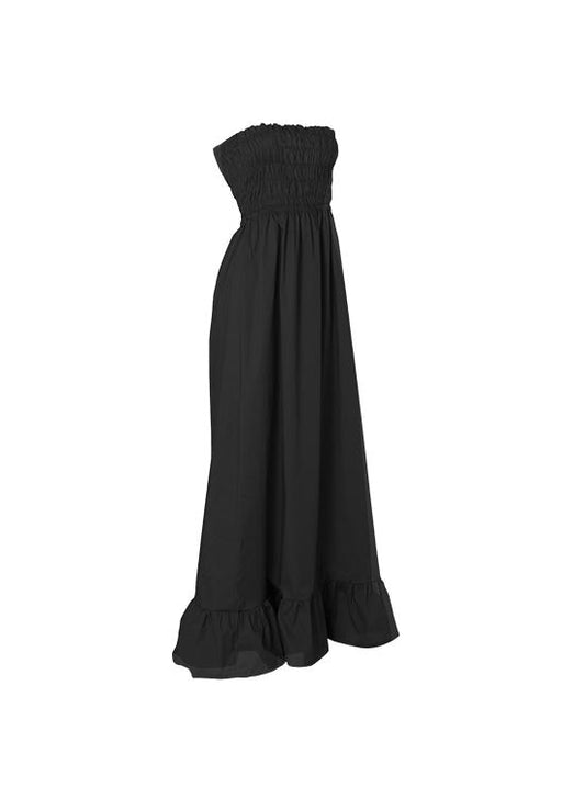 Black Amber Long Dress for Woman