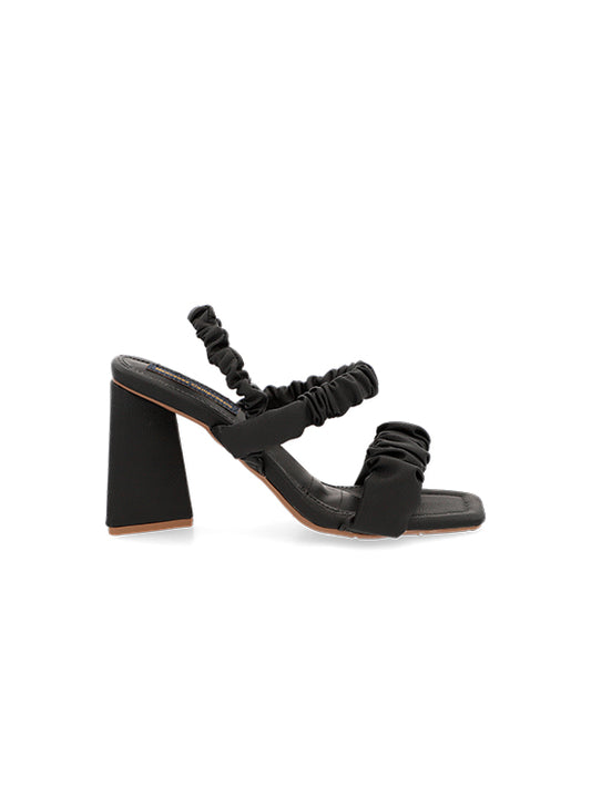 Black Evie Heel Sandal for woman